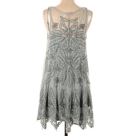 NWT Free People La Palma XS Beaded Dress - Picture 4 of 15